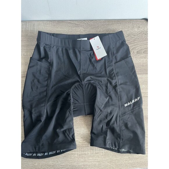 Baleaf Sports Pants - BALEAF Cycling Shorts Womens XL Padded Bike Riding Black Cyclewear Grip Leg NWT
